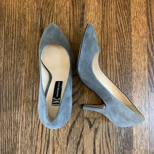INC grey suede pumps “Zitah”